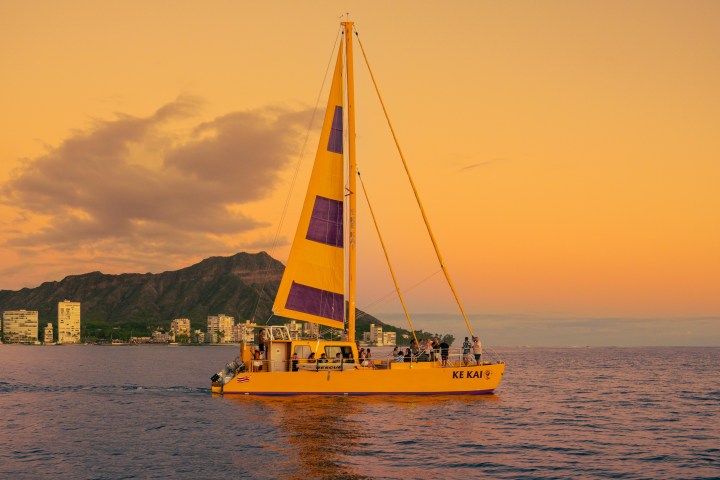 a large boat in a body of water